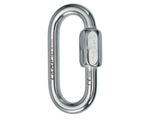 Карабин CAMP Oval 10 мм Stainless Steel Quick Link